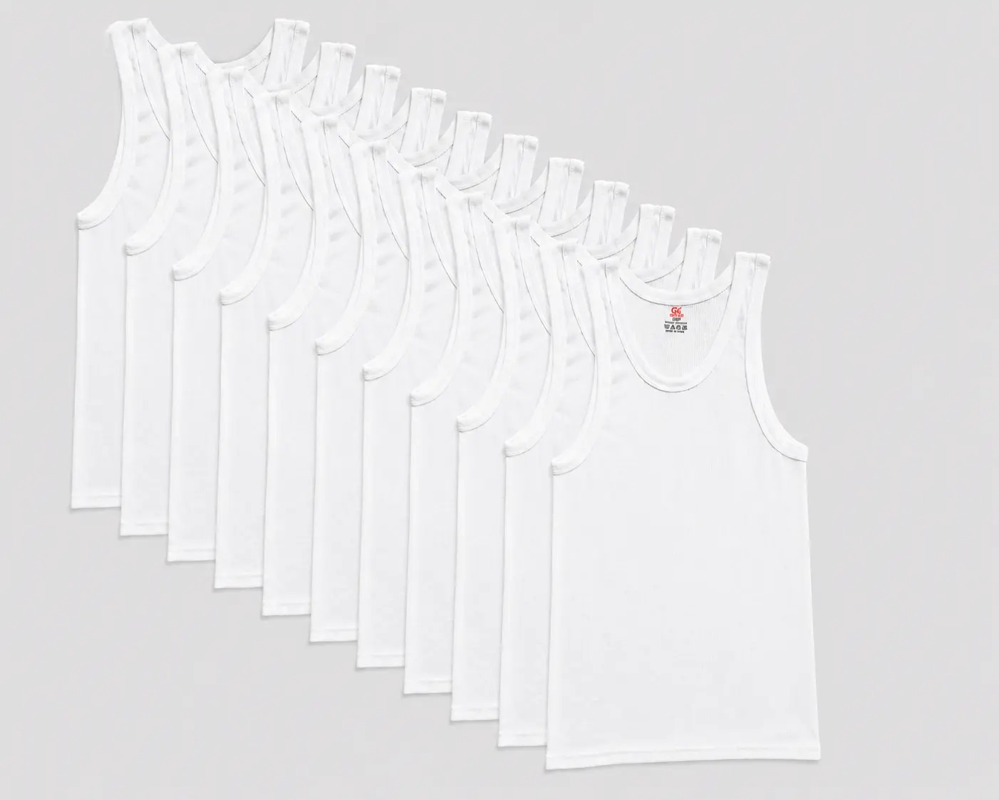 12 Pack Men's Ribbed Cotton Tank Tops Soft Stretch Sleeveless A-Shirts, Casual Everyday & Gym Basic Undershirts
