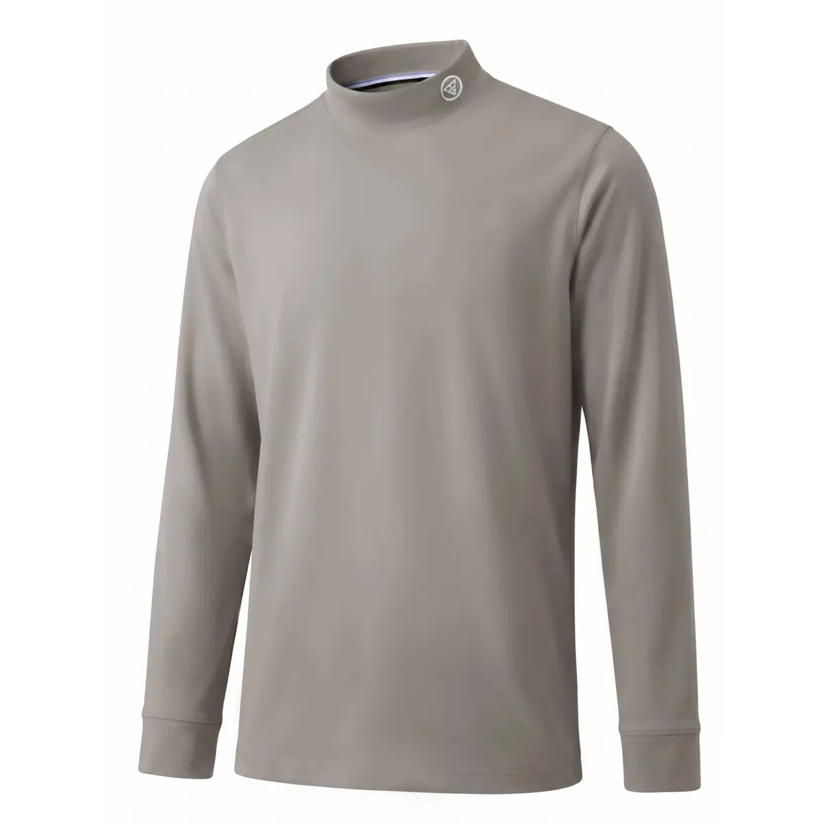 Men's Heather Mock Neck Thermal Long Sleeve Top, Basic Soft Undershirt Knit Sweater for Golf & Daily Casual Wear
