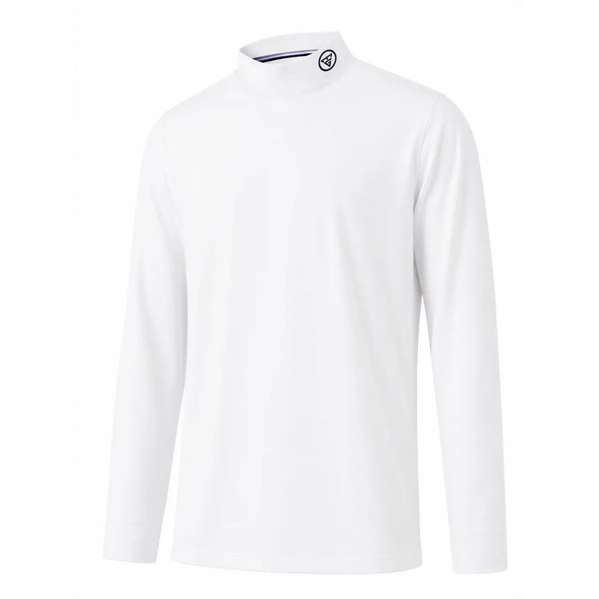 Men's Heather Mock Neck Thermal Long Sleeve Top, Basic Soft Undershirt Knit Sweater for Golf & Daily Casual Wear
