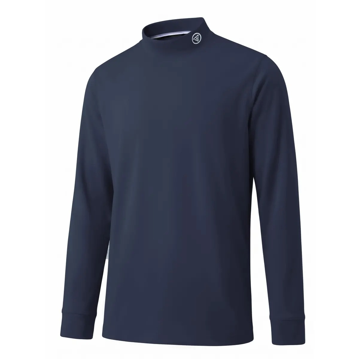 Men's Heather Mock Neck Thermal Long Sleeve Top, Basic Soft Undershirt Knit Sweater for Golf & Daily Casual Wear
