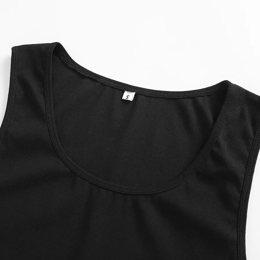 Men's Cotton Muscle Tank Tops, High Elastic Breathable Sleeveless Workout Sports Undershirt, Casual Summer Lifestyle Beater Tops