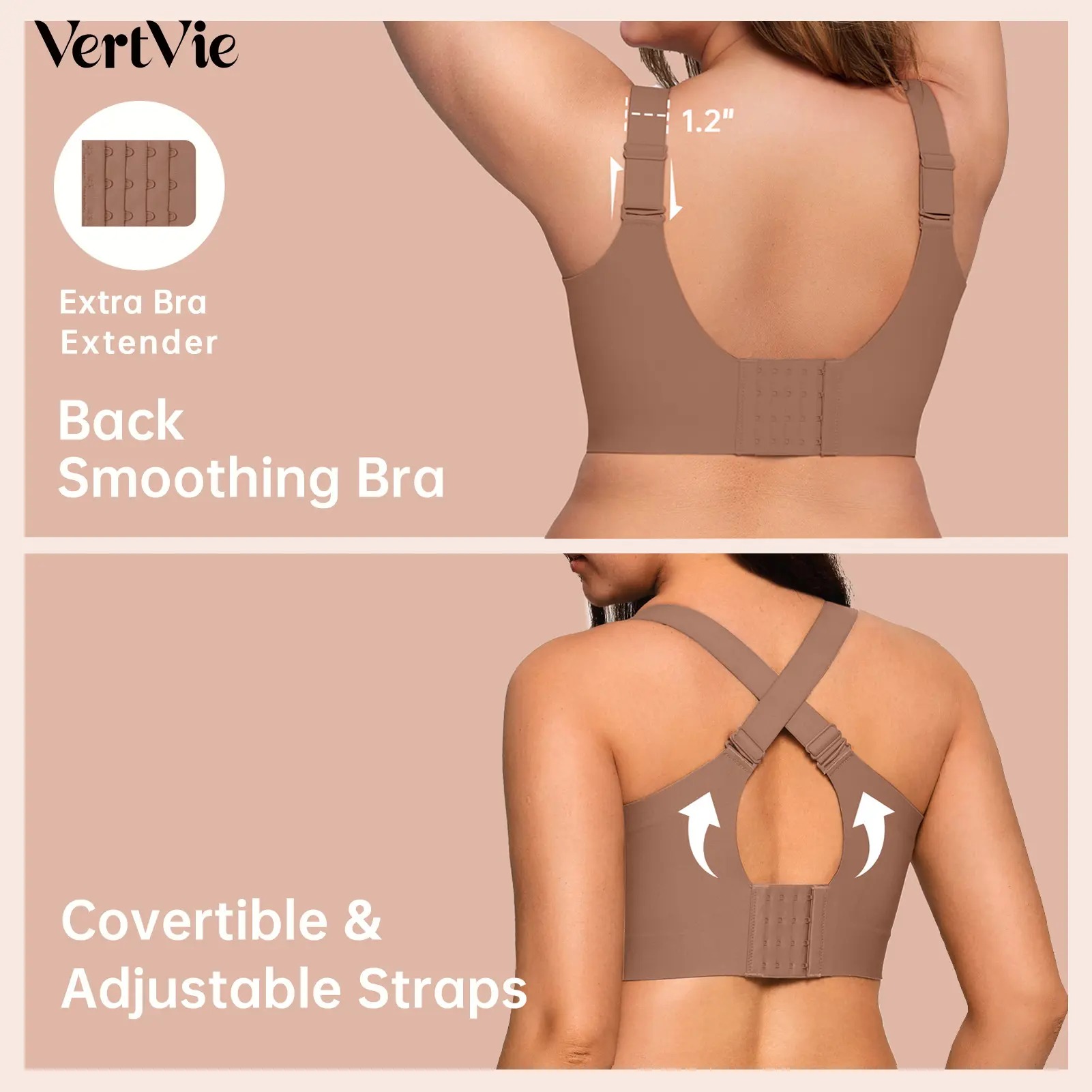 Women’s Classic Wireless T‑Shirt Jelly Bra, Full Coverage Smooth Support Bra for All‑Day Everyday Comfort