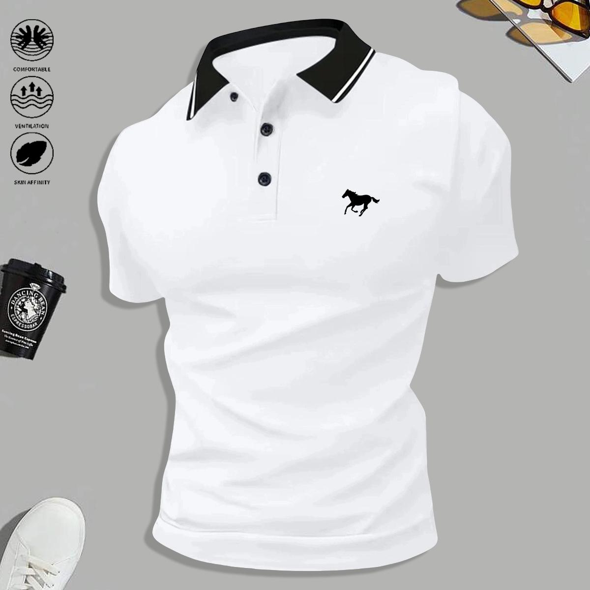 Men’s Casual Sporty Style 3-Piece Short-Sleeve Polo Shirt Set, Polyester Fabric, Outdoor-Ready, Ideal for Outdoor Sports & Golf, Summer Menswear, Clothing Men’s Casual Sporty Style 3-Piece Short-Sleeve Polo Shirt Set, Polyester Fabric, Outdoor-Ready, Ideal for Outdoor Sports & Golf, Summer Menswear, Clothing