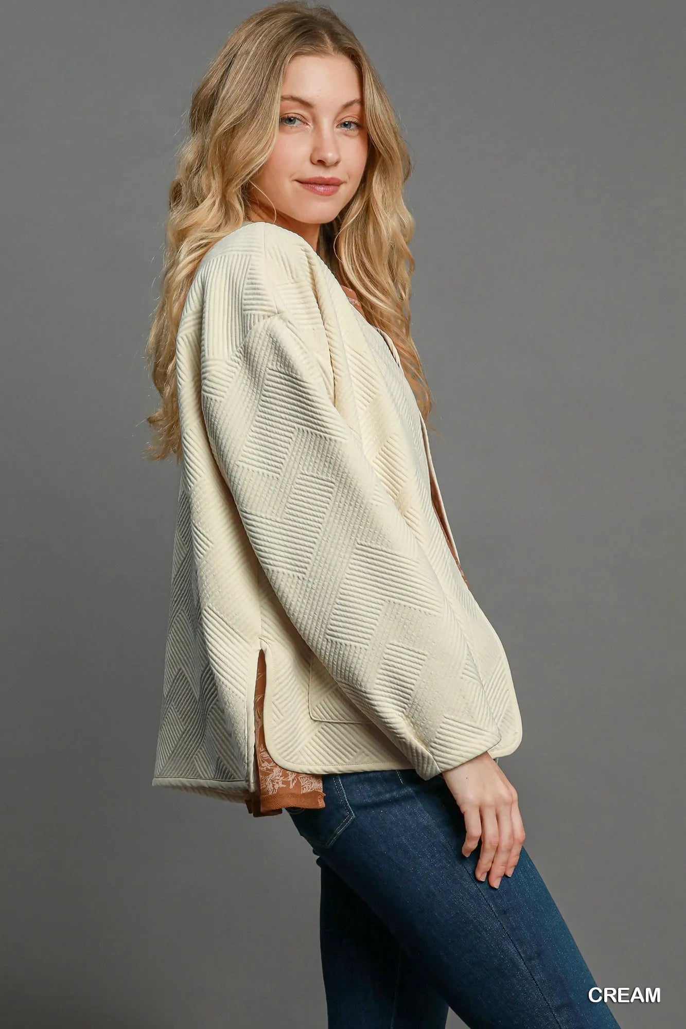 Textured Jacquard Jacket
