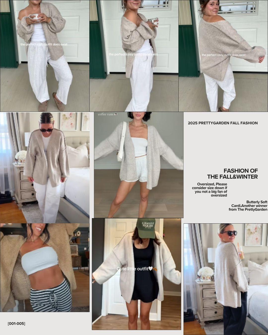 PrettyGarden Women's Oversized Cardigan Sweater Fall Long Lantern Sleeve Knit Open Front Lightweight Sweater Knitwear Tops#DealsForYouDays PrettyGarden Women's Oversized Cardigan Sweater Fall Long Lantern Sleeve Knit Open Front Lightweight Sweater Knitwear Tops#DealsForYouDays