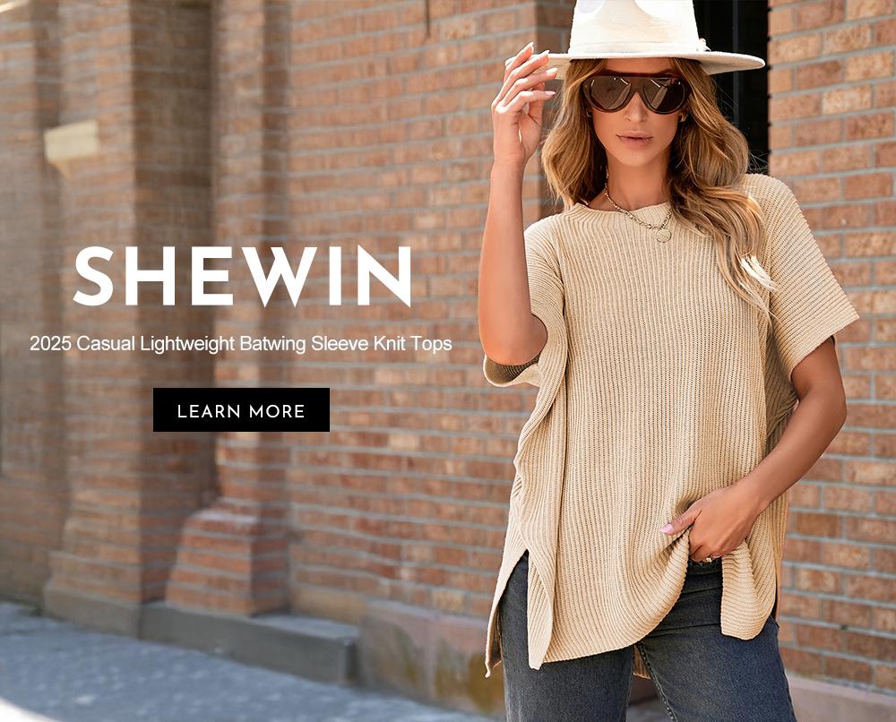 Shewin Women's Casual Oversized Solid Knit Pullover Sweater with Puff Short Sleeves, Round Neck and Side Slit, Lady, Piece, Elegance,back to school,back to school shopping, Women's Clothes Shewin Women's Casual Oversized Solid Knit Pullover Sweater with Puff Short Sleeves, Round Neck and Side Slit, Lady, Piece, Elegance,back to school,back to school shopping, Women's Clothes