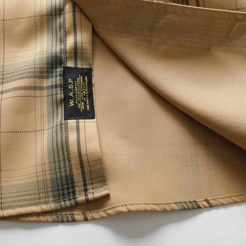 Men&rsquo;s Turn-Down Collar Plaid Long-Sleeve Shirt, Button-Front, Comfortable Breathable Fabric, Suitable for Spring-Autumn Everyday Wear, Commuting, Light Business Occasions