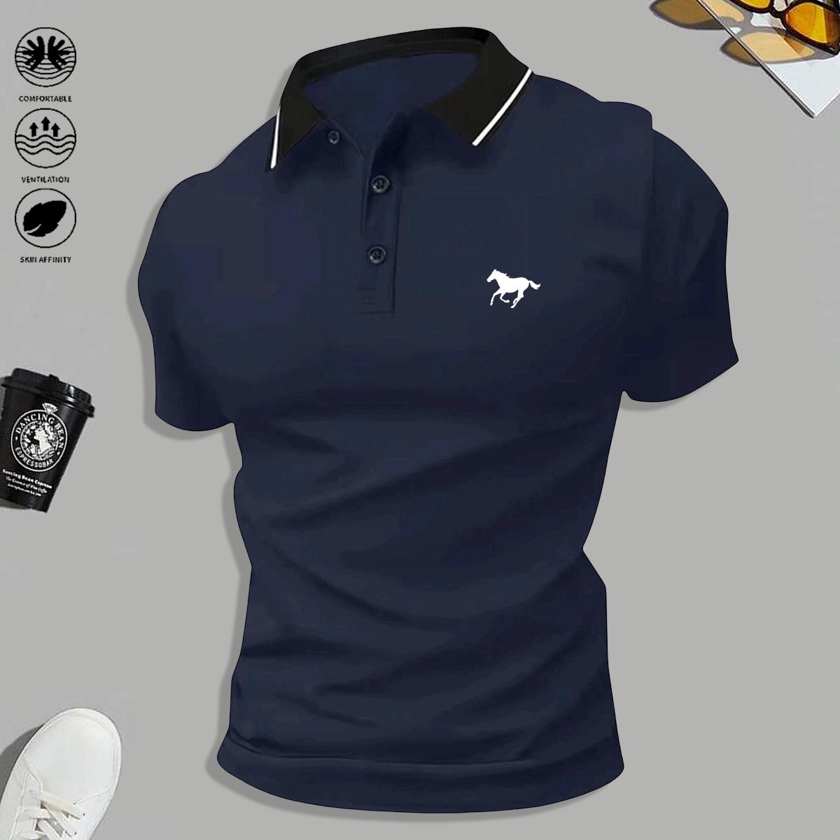 Men’s Casual Sporty Style 3-Piece Short-Sleeve Polo Shirt Set, Polyester Fabric, Outdoor-Ready, Ideal for Outdoor Sports & Golf, Summer Menswear, Clothing Men’s Casual Sporty Style 3-Piece Short-Sleeve Polo Shirt Set, Polyester Fabric, Outdoor-Ready, Ideal for Outdoor Sports & Golf, Summer Menswear, Clothing