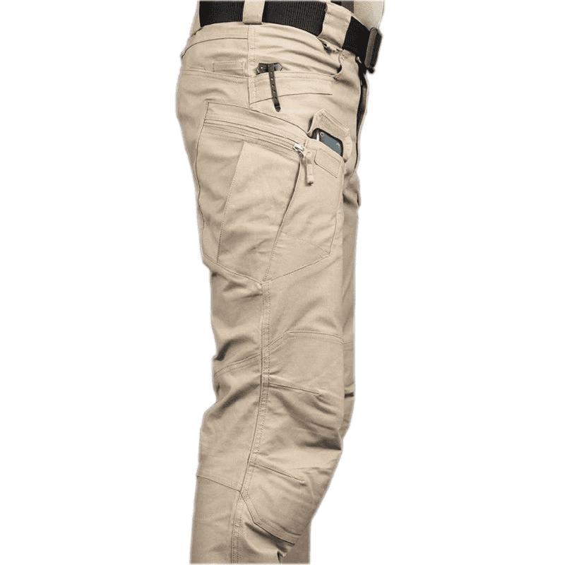 HOMUG Men's Lightweight Cargo Pants &ndash; Sturdy and durable, featuring large-capacity zippered pockets and straight-cut hems. Available in multiple colors, they are ideal for spring and autumn wear. Fabric Menswear Casual Outdoor