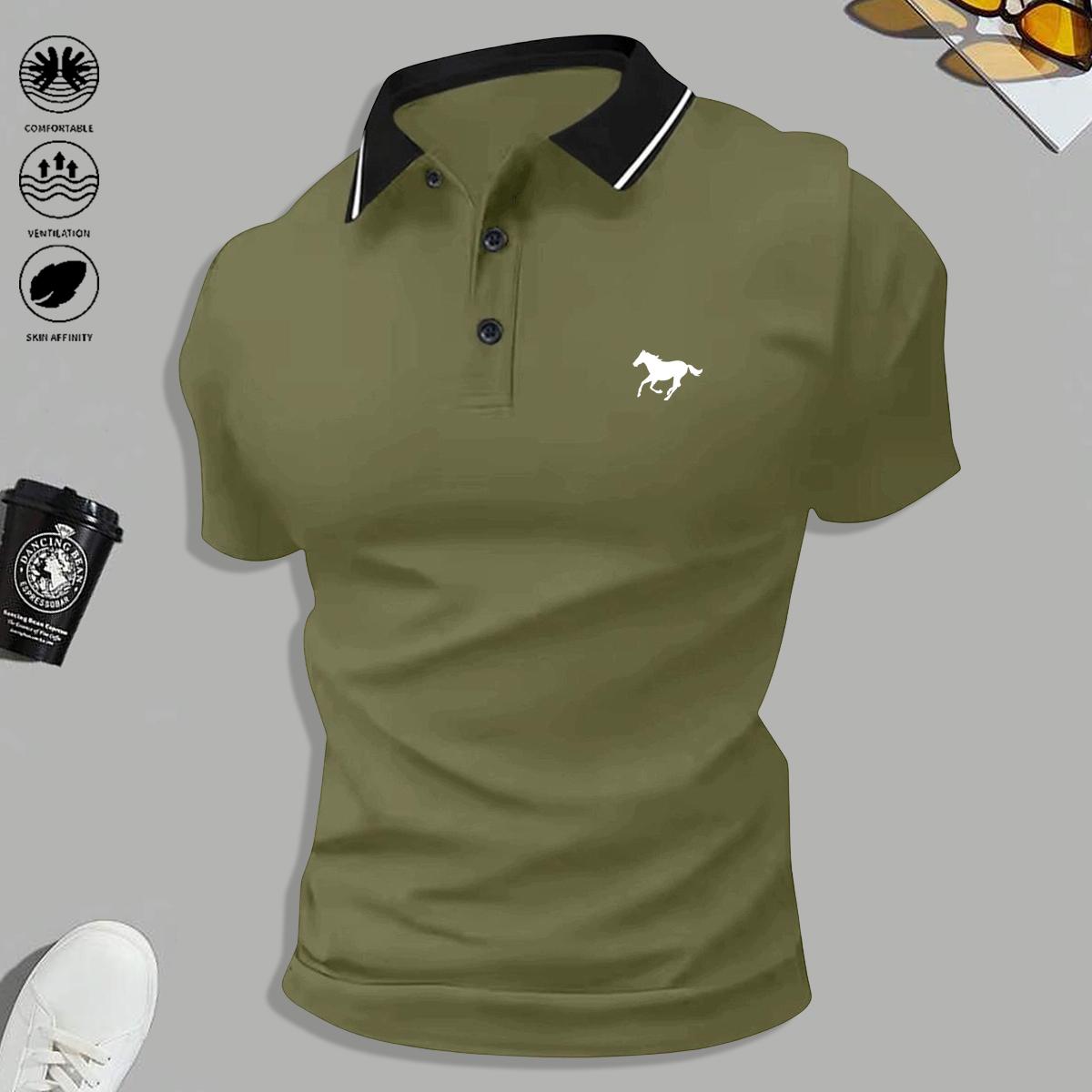 Men’s Casual Sporty Style 3-Piece Short-Sleeve Polo Shirt Set, Polyester Fabric, Outdoor-Ready, Ideal for Outdoor Sports & Golf, Summer Menswear, Clothing Men’s Casual Sporty Style 3-Piece Short-Sleeve Polo Shirt Set, Polyester Fabric, Outdoor-Ready, Ideal for Outdoor Sports & Golf, Summer Menswear, Clothing