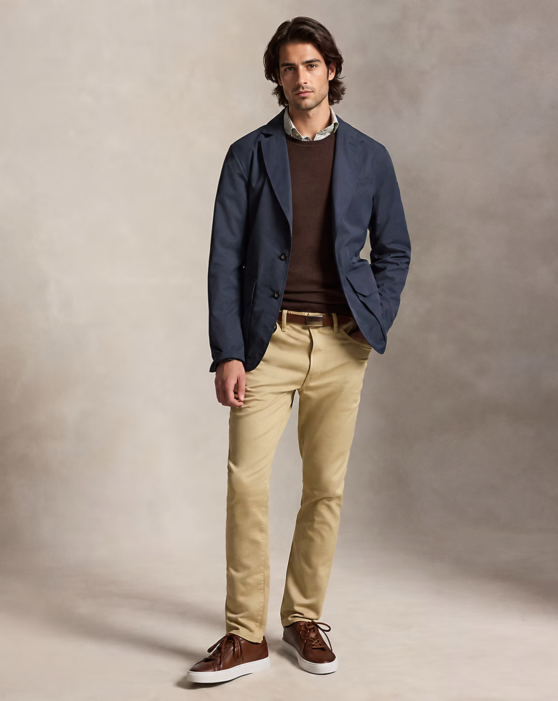 Men's Slim Knitlike Chino Pant