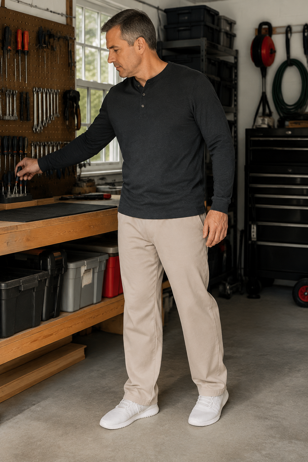 Men's Sweatpants, Athletic Lounge Pants with Pockets, Fleece Pants
