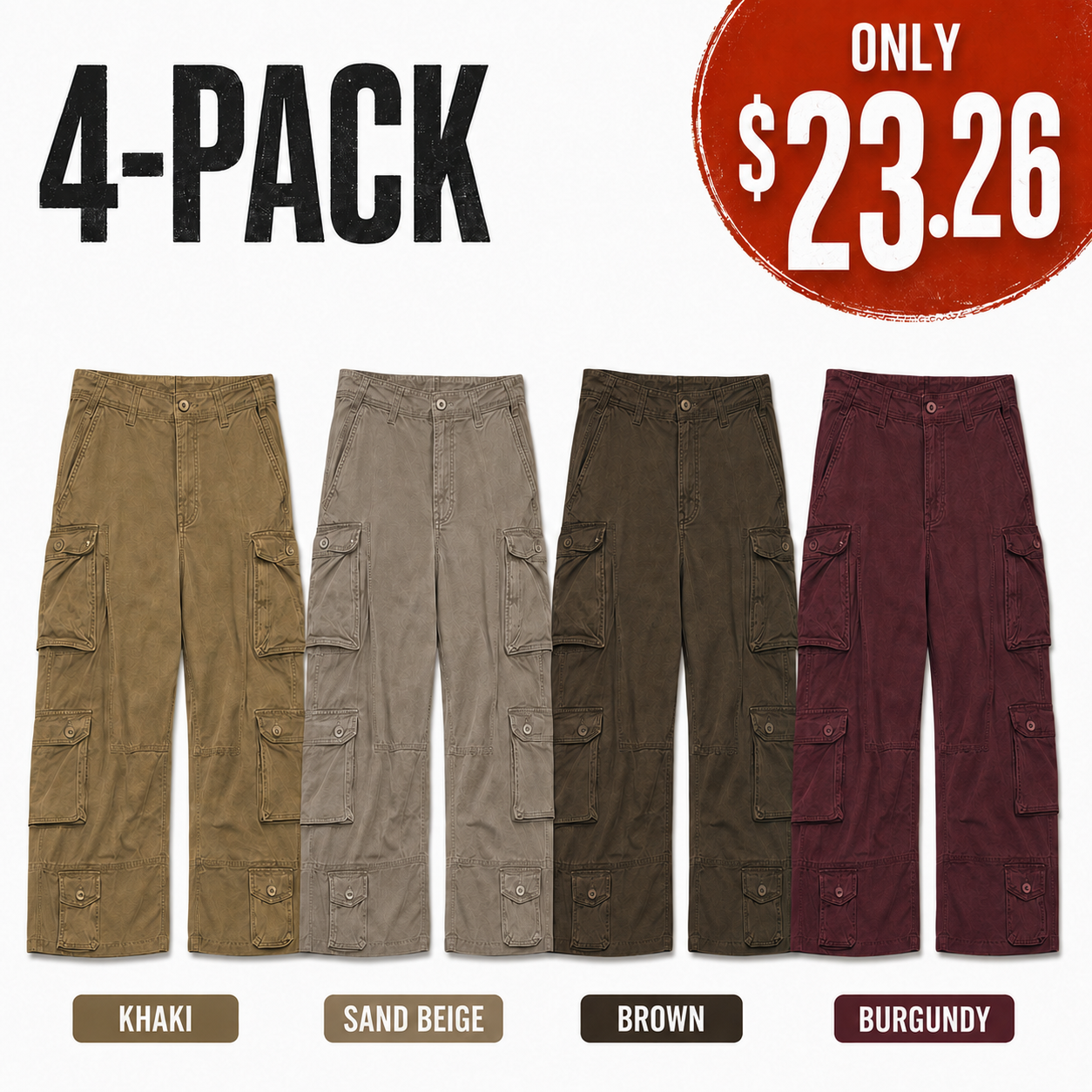  Men’s Utility Cargo Pants