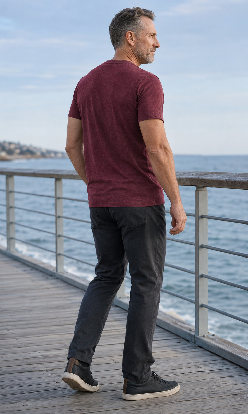 Men's Soft-Feel Crew Neck T-Shirt Multi-Pack