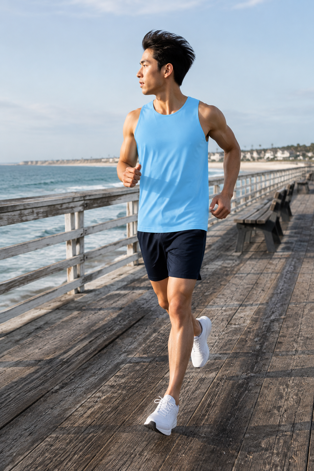 Men's Workout Tank Tops Athletic Muscle Gym Shirts  Breathable, Quick Dry, Moisture Wicking, UPF50+, UV Protection, Sleeveless Shirts