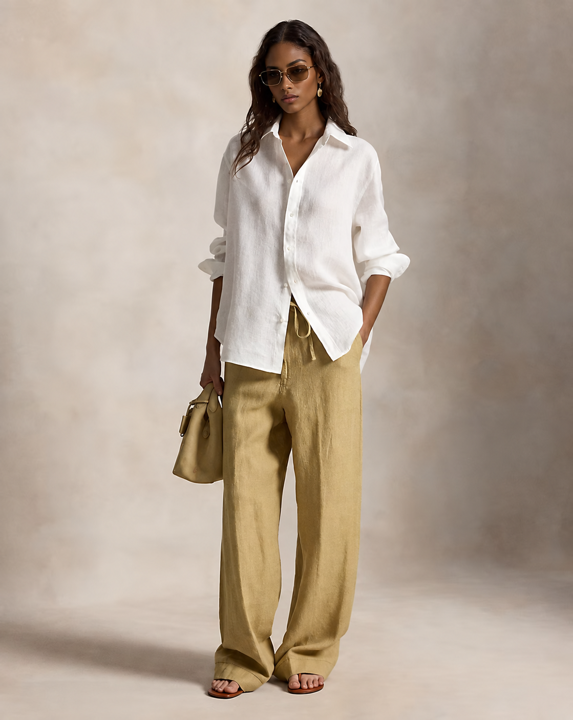 Women's Linen Drawstring Pant