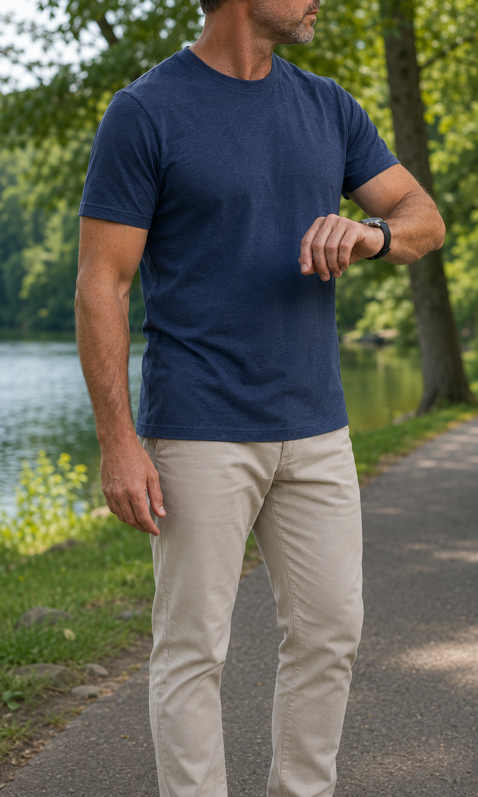 Men's Soft-Feel Crew Neck T-Shirt Multi-Pack