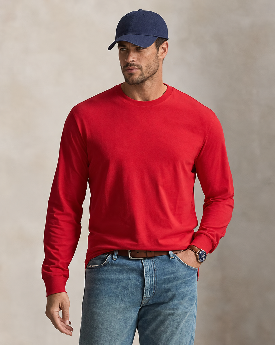 Men's Jersey Long-Sleeve T-Shirt