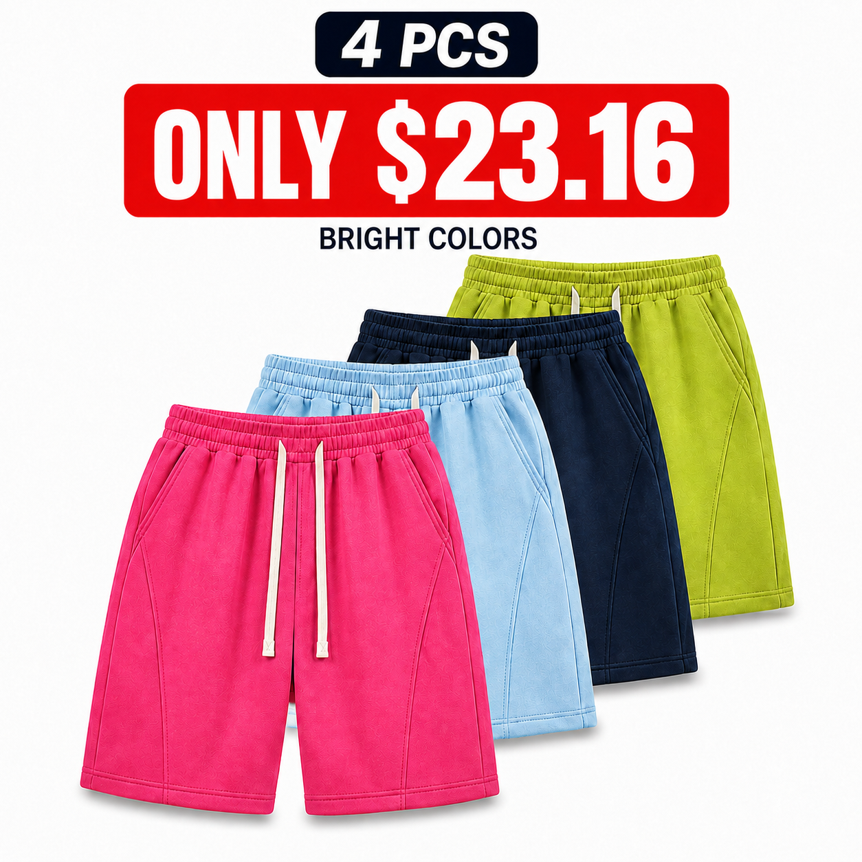 Men's Solid PockeWaist Shorts,Lightweight Breathable Shorts, Casual BreathableComfortable Shorts for Running Gym Workout