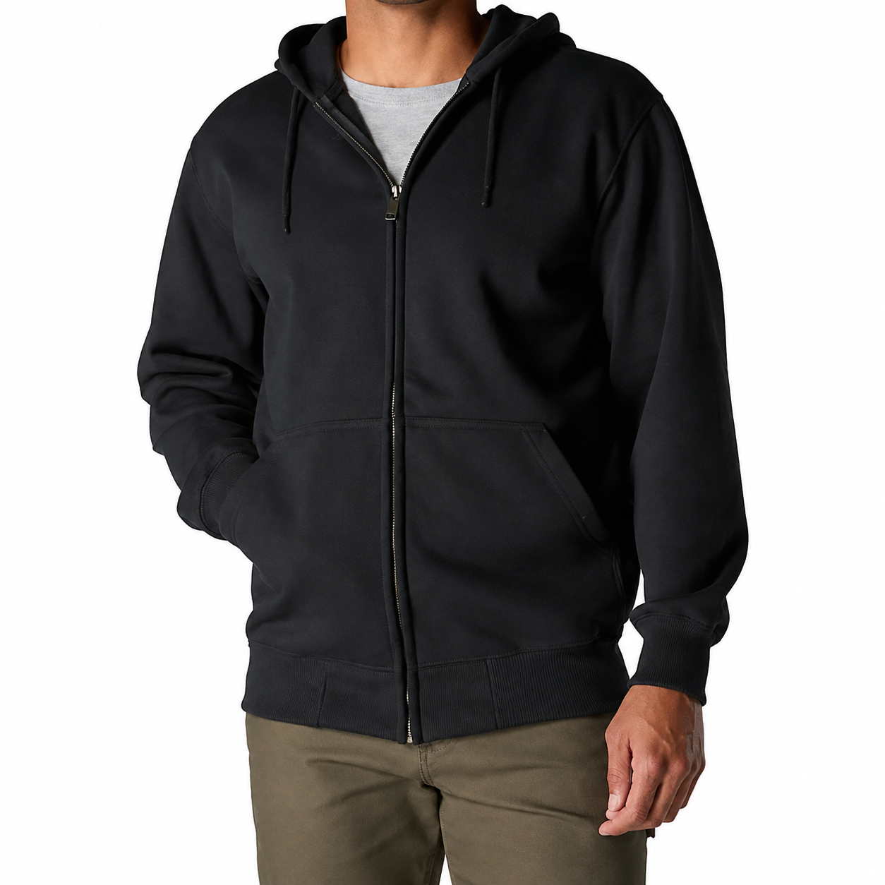Men's Full-Zip Hooded Sweatshirt