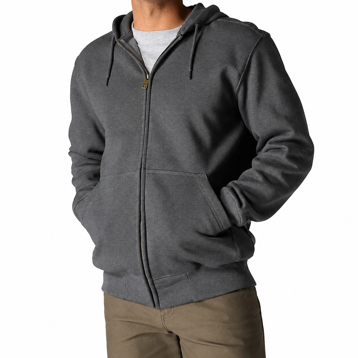 Men's Full-Zip Hooded Sweatshirt
