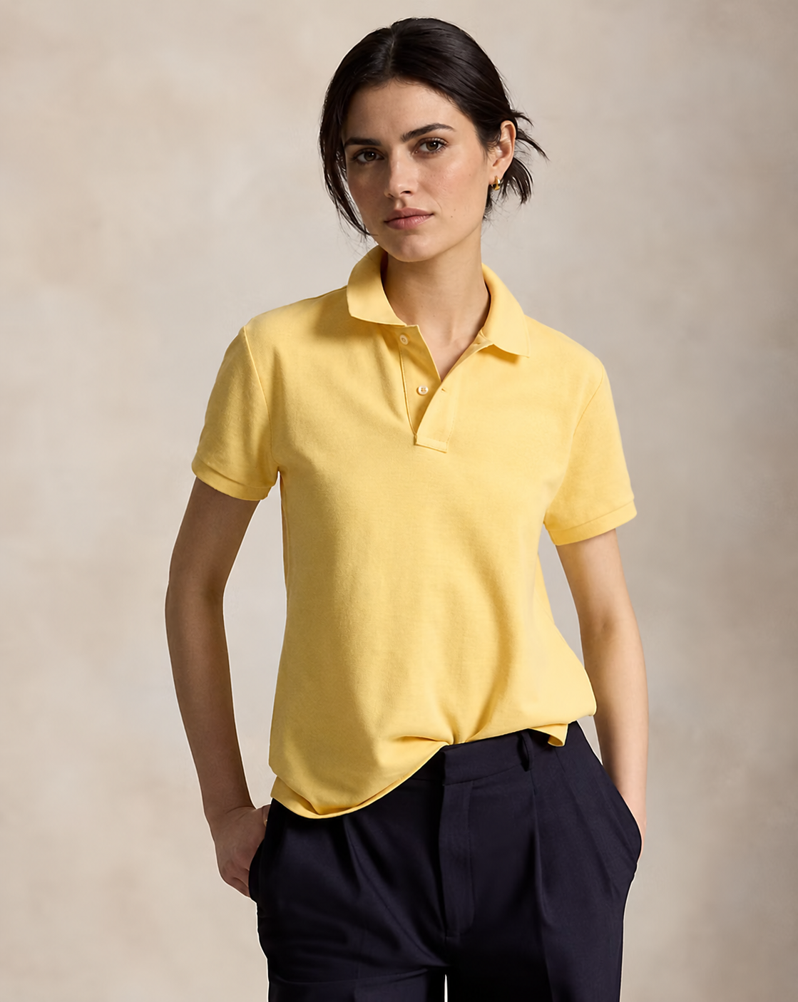 Women's The Iconic Classic Fit Mesh Polo Shirt
