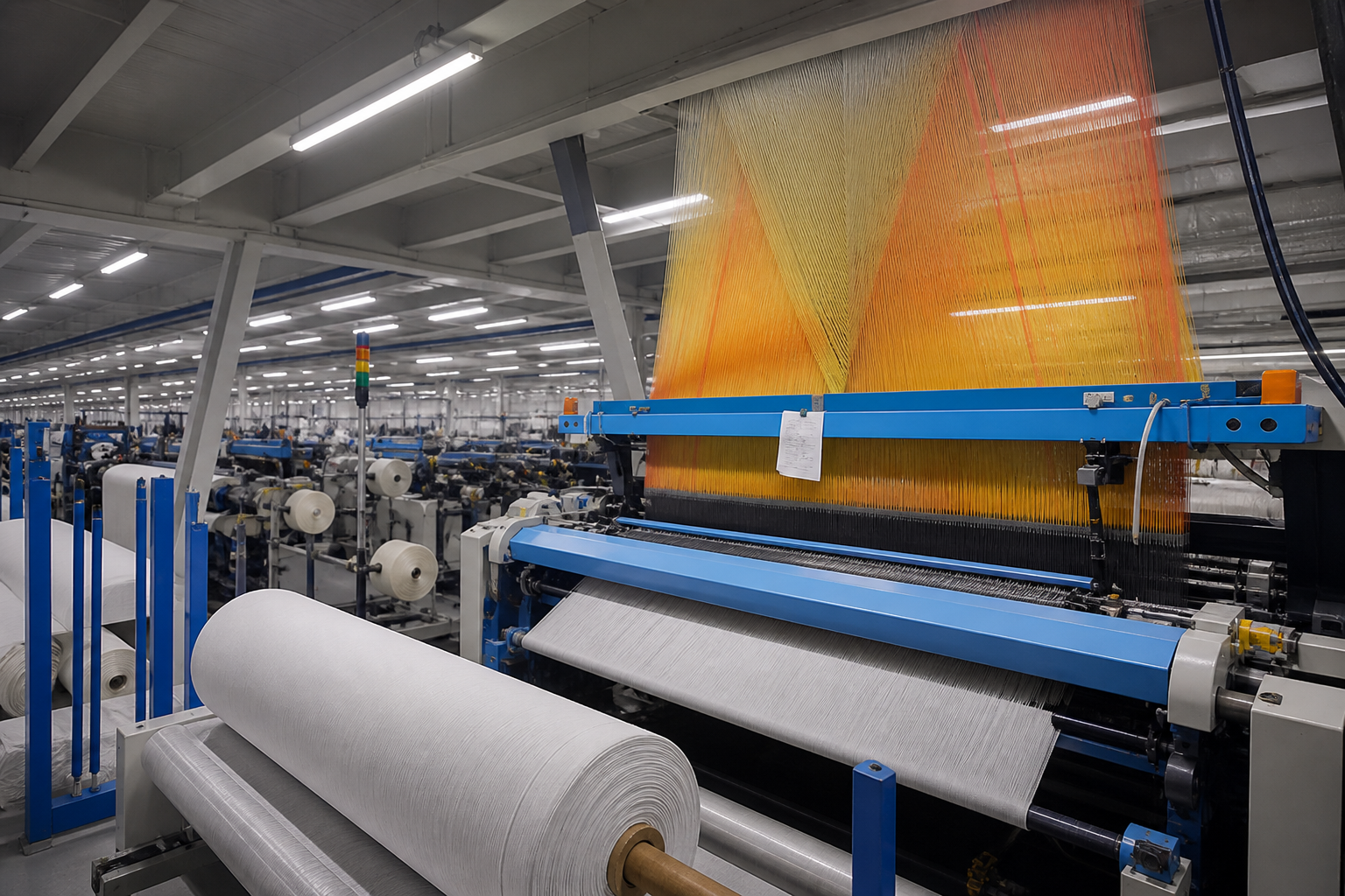 Textile manufacturing floor