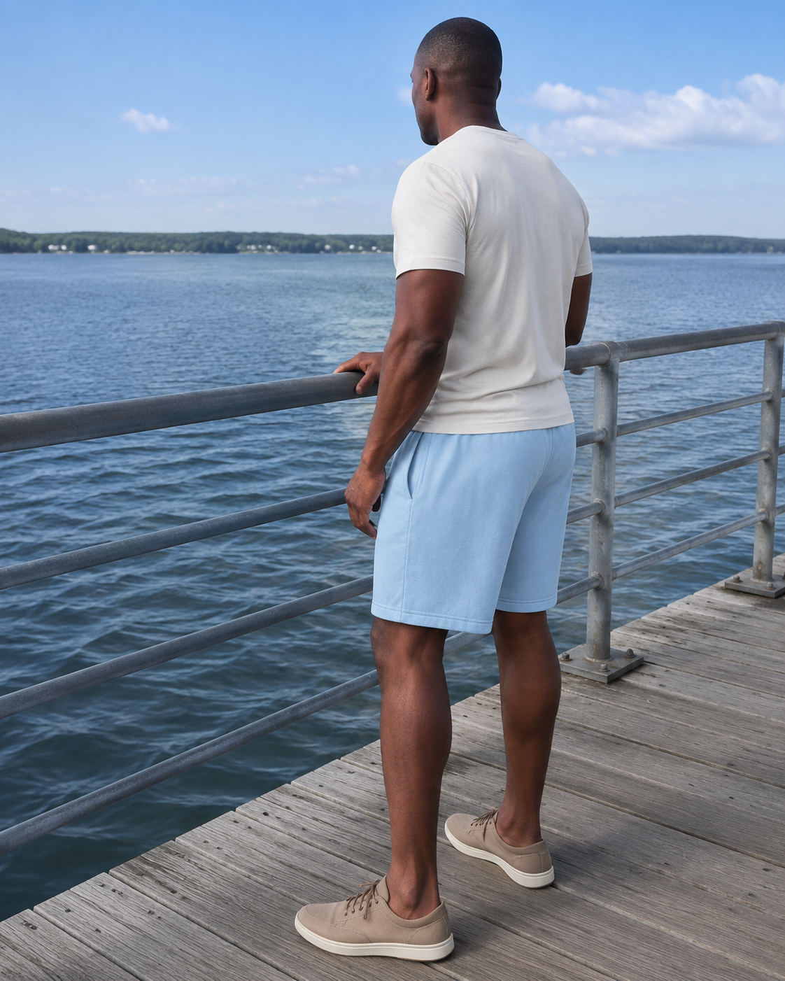 Men's Solid PockeWaist Shorts,Lightweight Breathable Shorts, Casual BreathableComfortable Shorts for Running Gym Workout