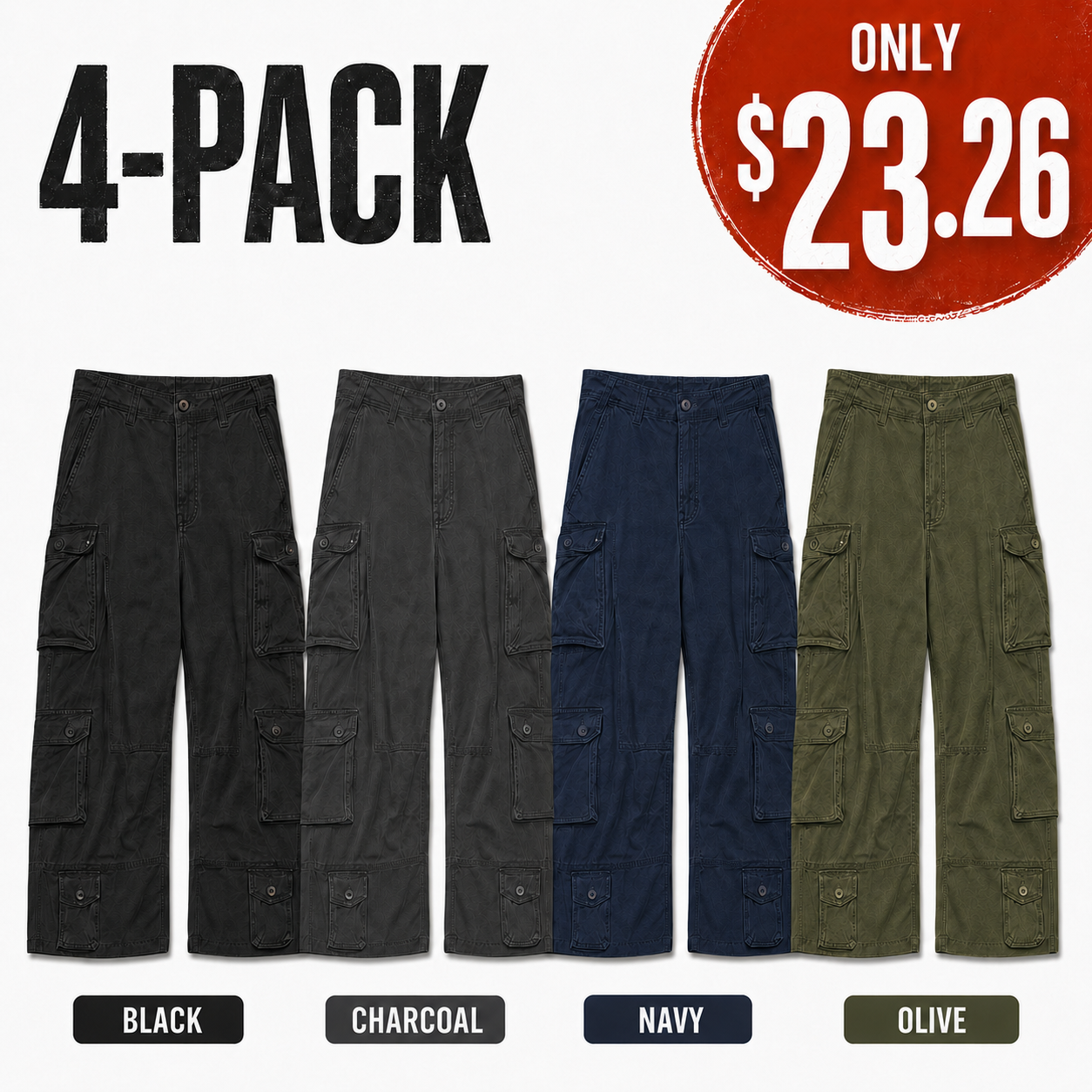  Men’s Utility Cargo Pants