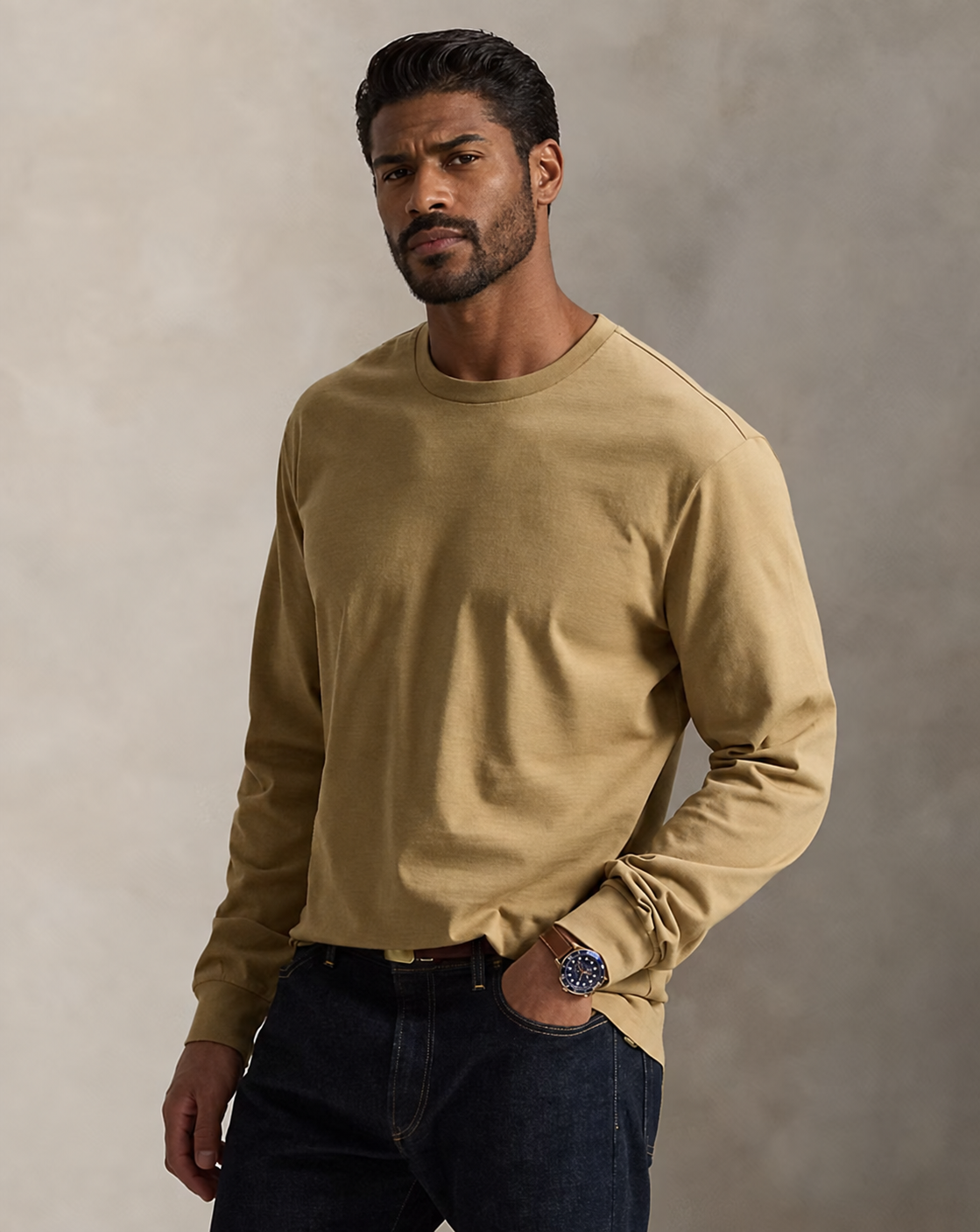 Men's Jersey Long-Sleeve T-Shirt