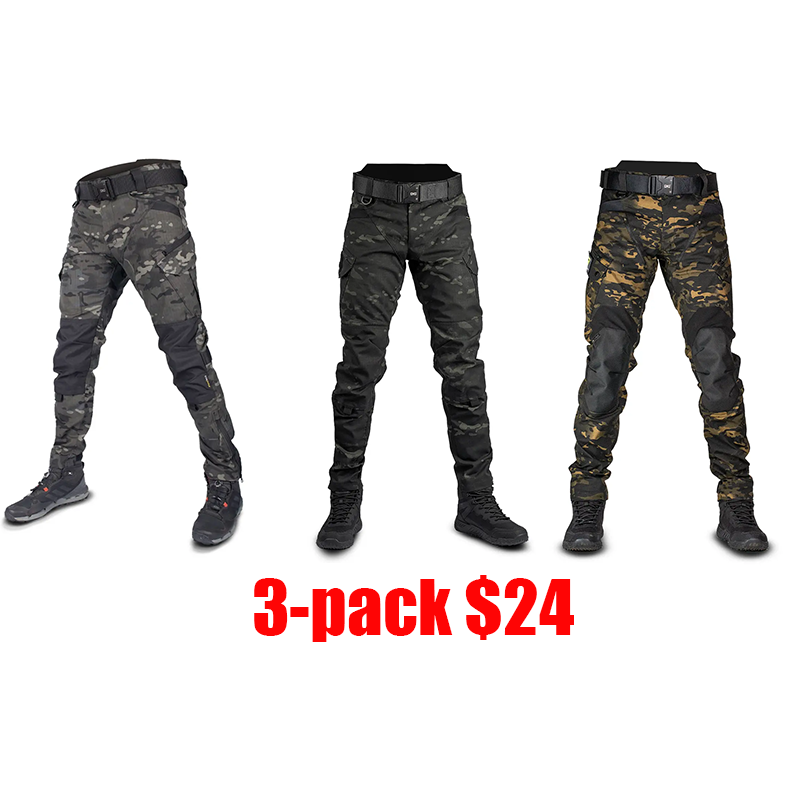 Men's Camo Tactical Pants – Durable Multi-Pocket Outdoor Pants for Work, Hiking & Everyday Wear