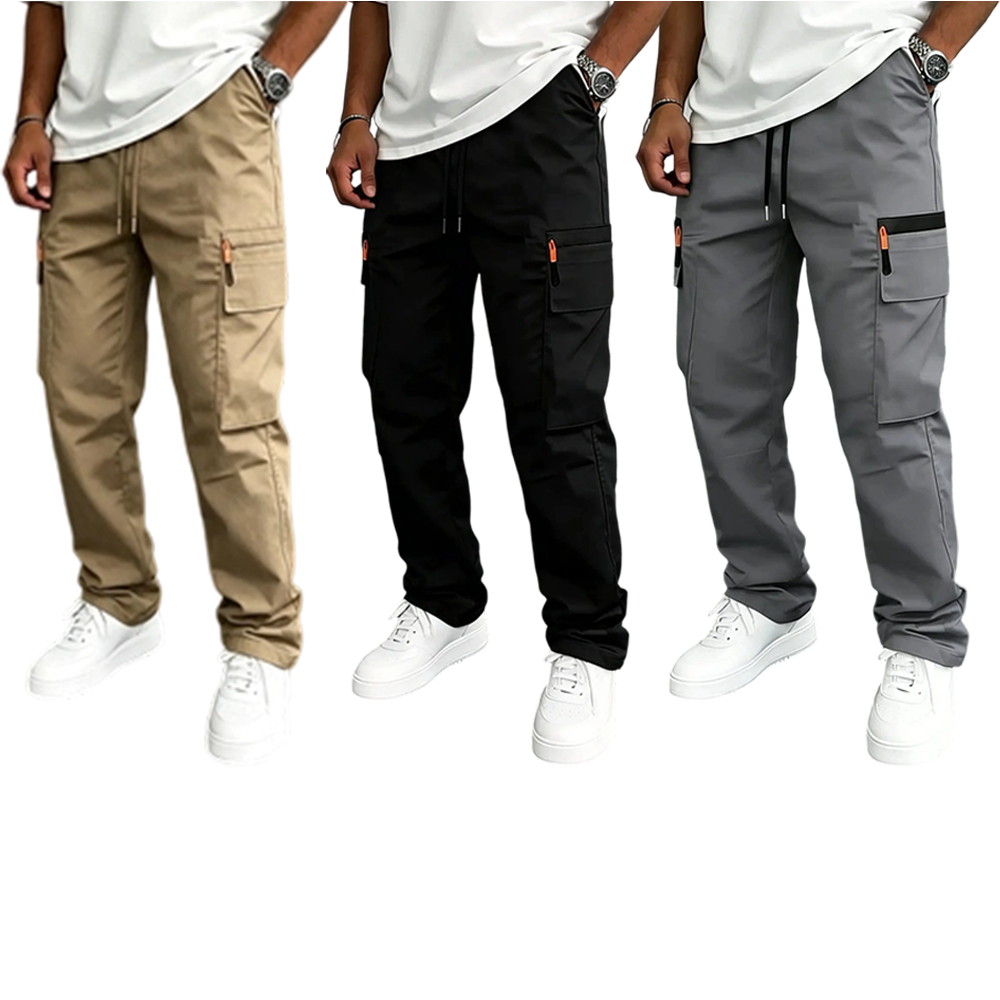 Men's Solid-Color Tactical Work Pants