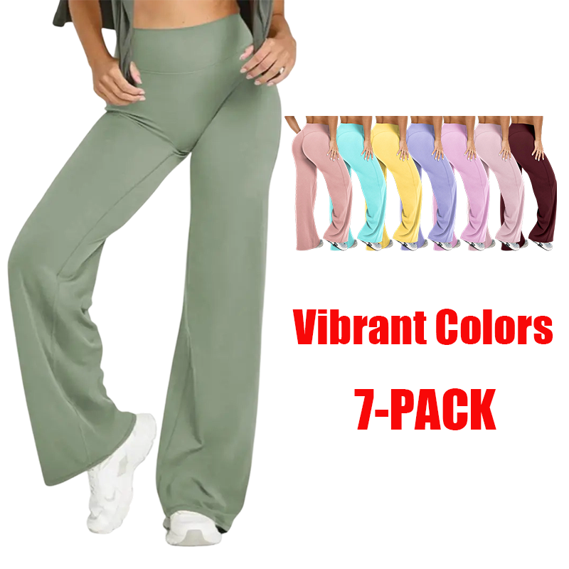Women's Wide Leg Sport Pants – Casual Fitness Athleisure Trousers for Spring & Summer