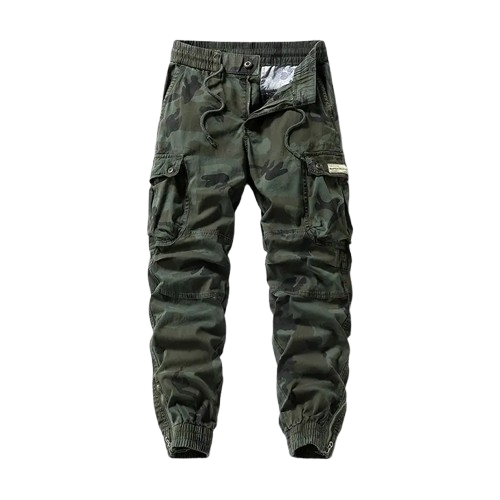Men's Summer Lightweight Camouflage Cargo Pants – Jogger Style Breathable Cotton Durable Work Pants