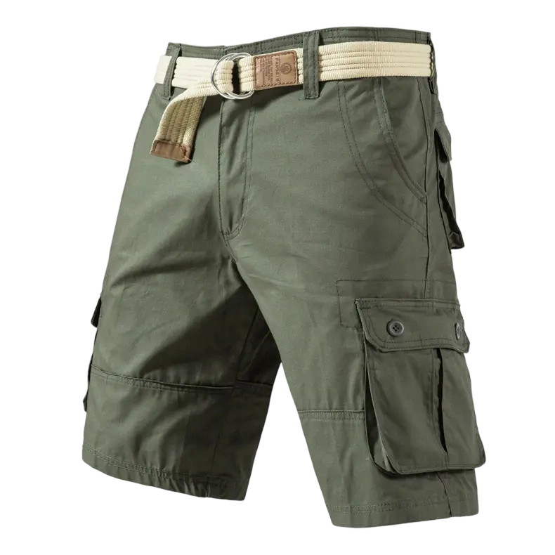 Men's 4-Pack Tactical Cargo Shorts – Multi-Pocket Breathable Outdoor Hiking Shorts