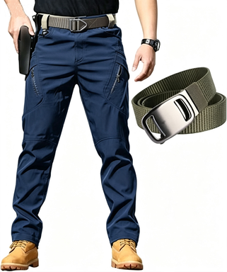 Men's 4-Pack Waterproof Tactical Pants – Lightweight Military Cargo Trousers for Outdoor Combat