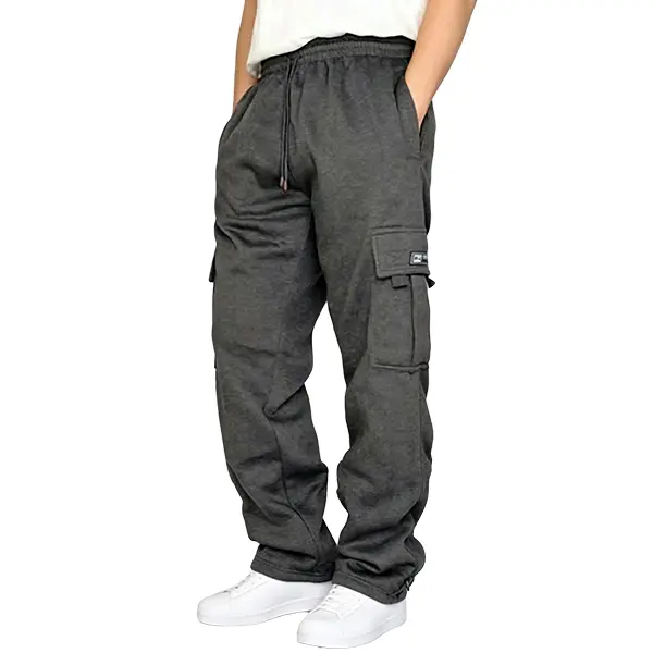 Men's Cargo Joggers – Multi-Pocket Drawstring Loose Casual Sweatpants, Worldwide Shipping