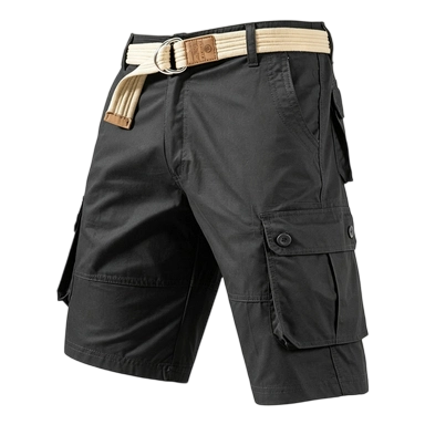 Men's 4-Pack Tactical Cargo Shorts – Multi-Pocket Breathable Outdoor Hiking Shorts