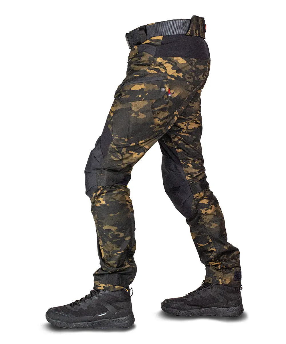 Men's Camo Tactical Pants – Durable Multi-Pocket Outdoor Pants for Work, Hiking & Everyday Wear