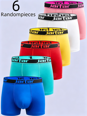 12-Pack Men's Solid Color Boxer Briefs – Soft Polyester Sports & Daily Wear Underwear