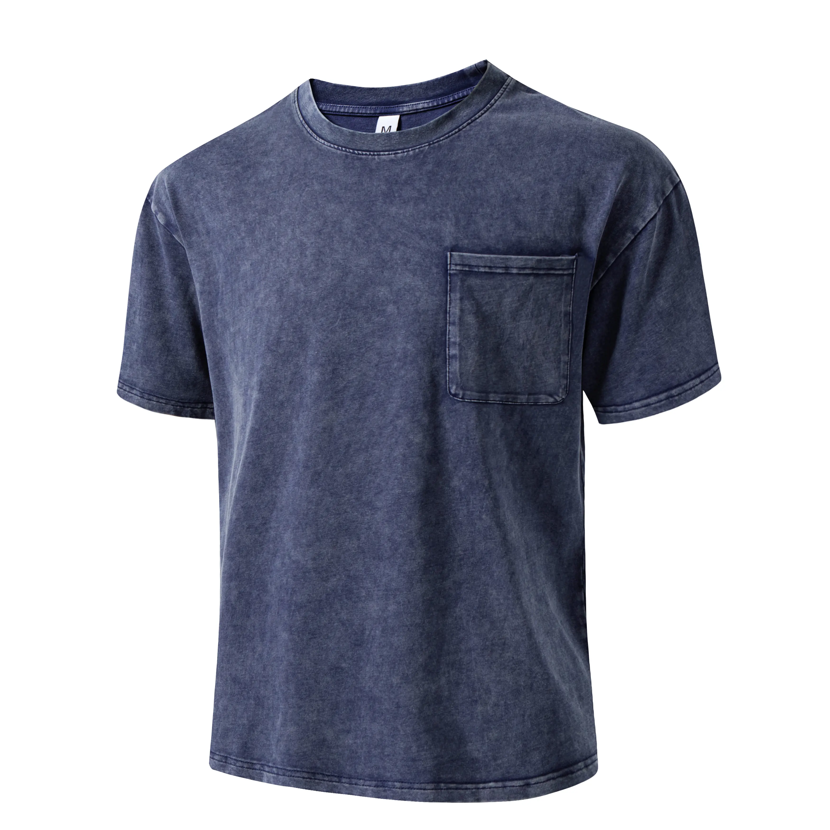 Men's 8-Pack Vintage Cotton Tees – Unisex Crew Neck Short Sleeve Casual T-Shirts