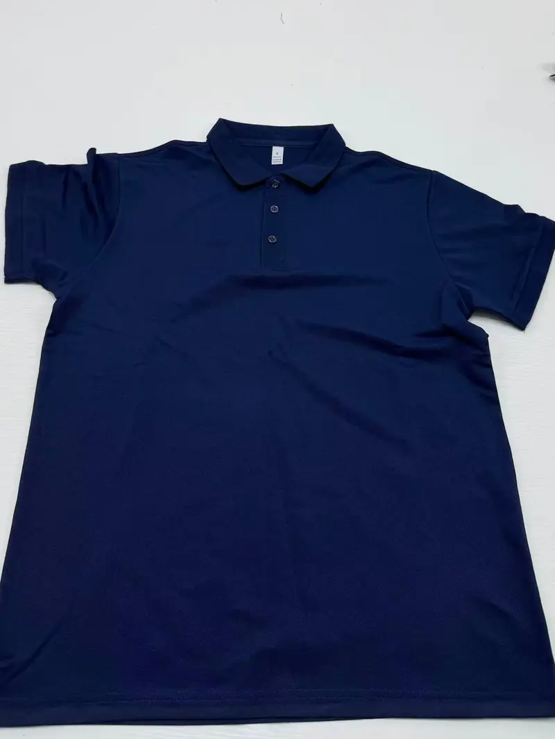 Men's 4-Pack Business Polo Shirts – Soft Stretch Comfortable Casual Polyester Tees
