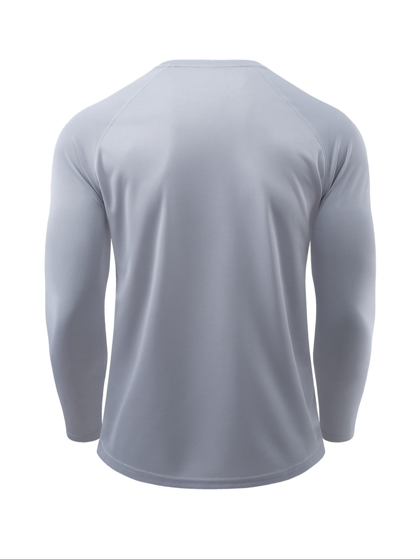 men's 10-Pack Long Sleeve Athletic T-Shirts – Quick-Dry Moisture-Wicking Workout Tops