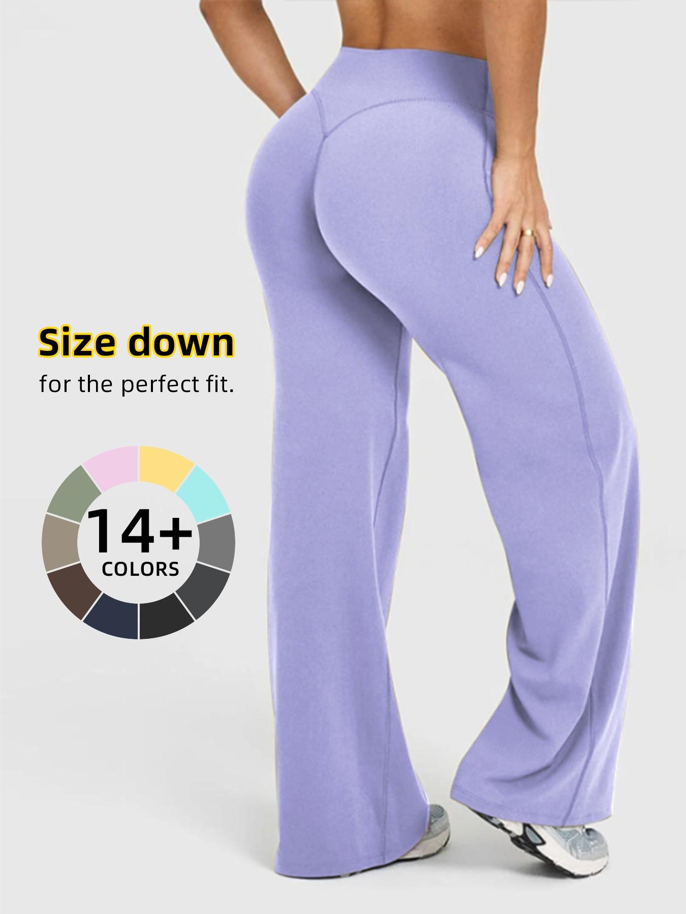 Women's Wide Leg Sport Pants – Casual Fitness Athleisure Trousers for Spring & Summer