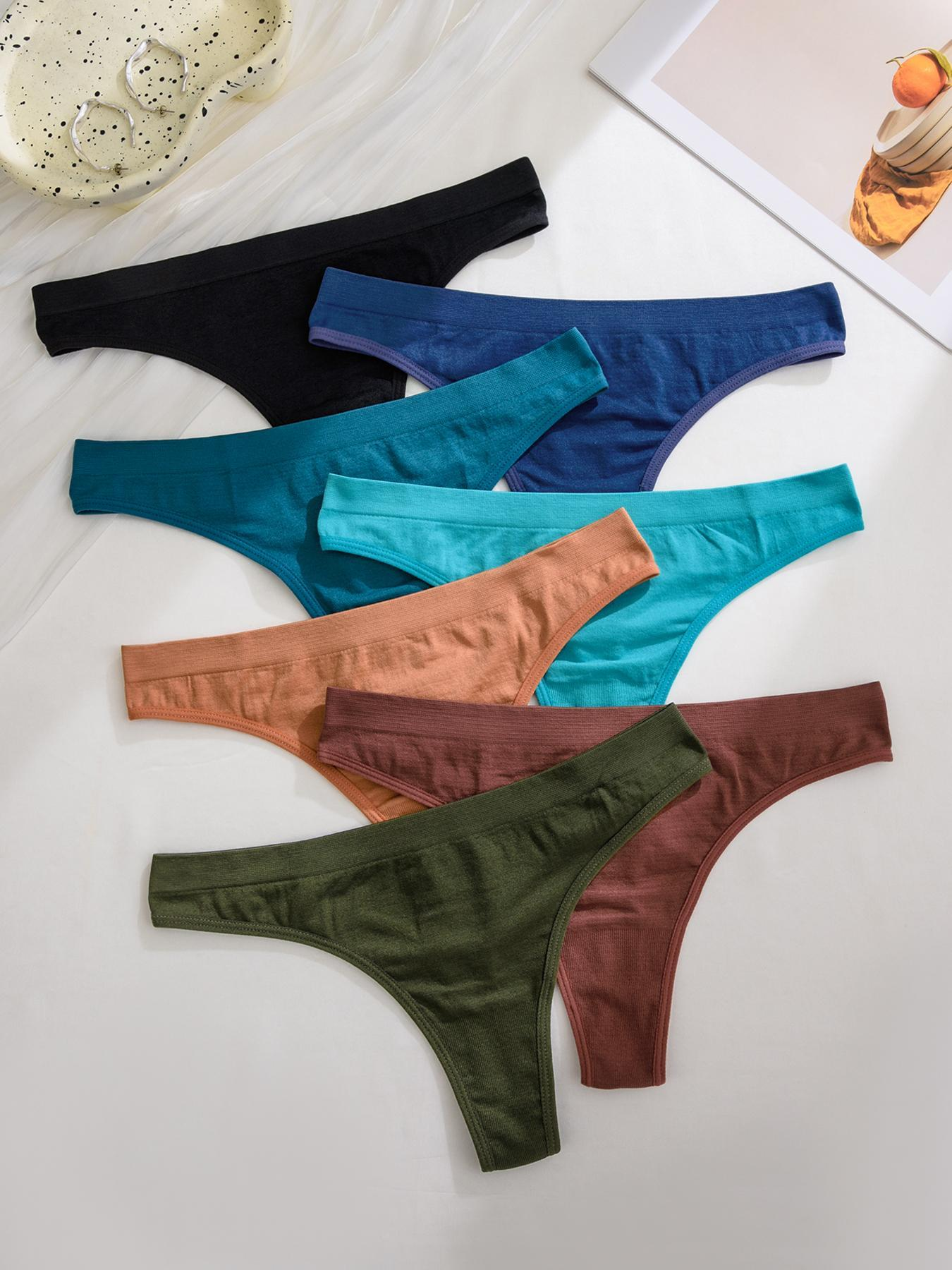 Women's Drop Waist Thong – Soft Breathable Daily Wear Panty