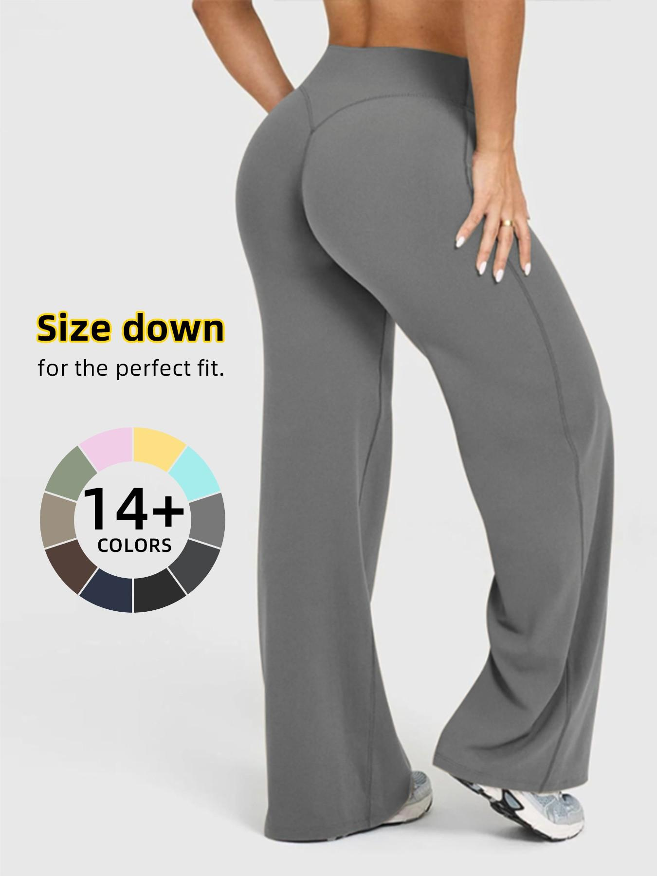 Women's Wide Leg Sport Pants – Casual Fitness Athleisure Trousers for Spring & Summer
