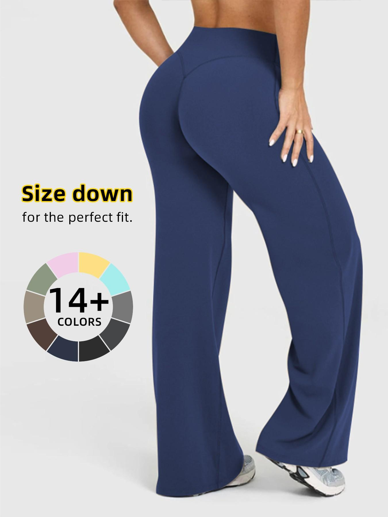 Women's Wide Leg Sport Pants – Casual Fitness Athleisure Trousers for Spring & Summer