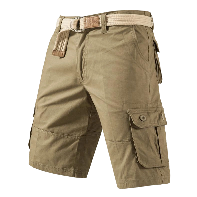 Men's 4-Pack Tactical Cargo Shorts – Multi-Pocket Breathable Outdoor Hiking Shorts