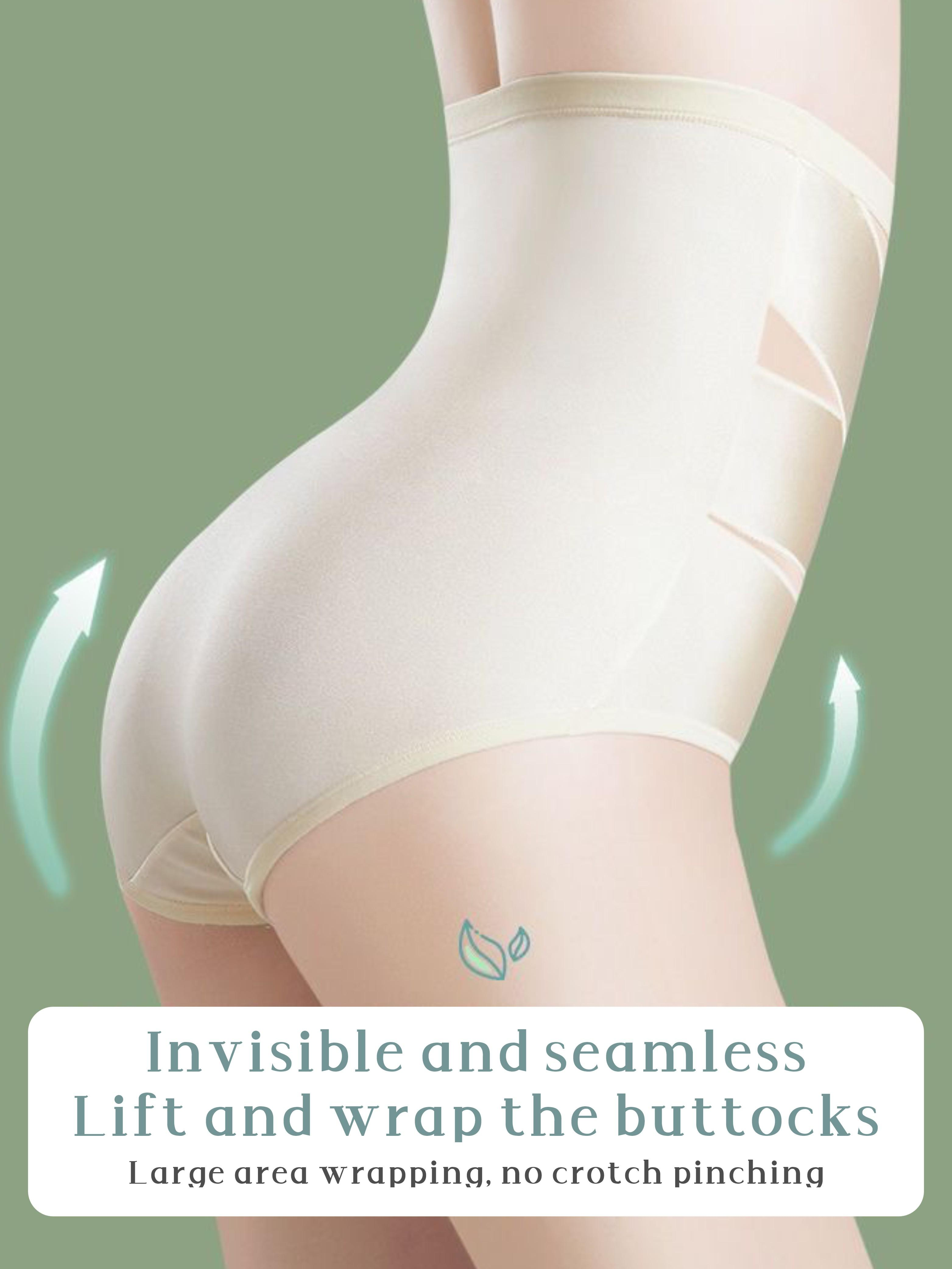 Women's High Waist Shapewear Brief – Firm Control Cotton Compression Panty