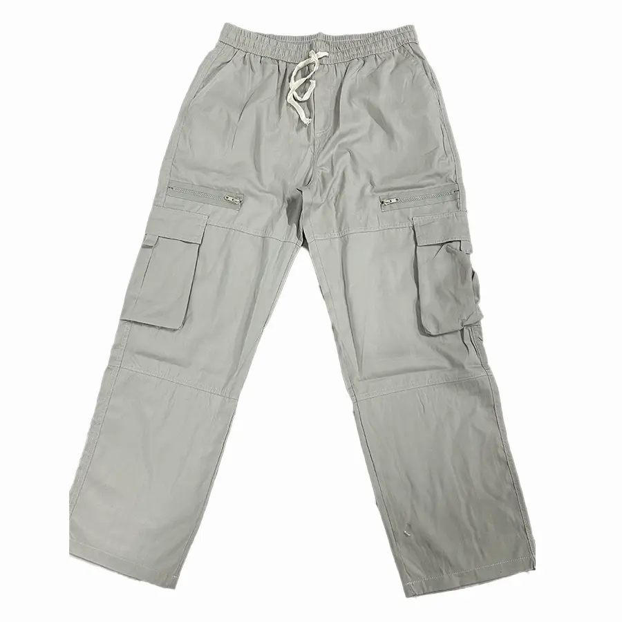 Men's 4-Pack Cargo Pants – Casual Streetwear with Pockets, All-Season Comfort Fit